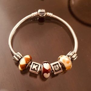 Pandora Iconic Silver Charm Bracelet — Never Worn!